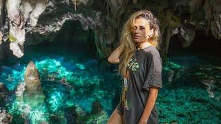 Amazing crystal clear diving caves on Kei Islands: Air Goa Hawang