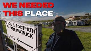 Back To A Campsite In Portpatrick To Get Our Chores Done  SOUTH PORT O SPITALL CL PT4