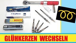 Glühkerzen wechseln - Glow plug test & change - Mercedes Benz CDI Glühstifte tauschen