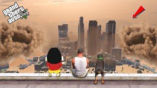 Franklin Survive Sandstorm & Found Lost shinchan In Gta 5