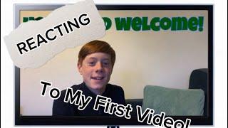 Reacting to my FIRST video! (And an announcement)