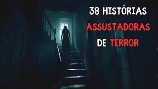 38 Histórias Assustadoras Reais de Terror - Compilado Julho Pt.1 ao Som de Chuva