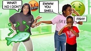 You Smell FISHY PRANK On Mom!!  |*BAD IDEA*