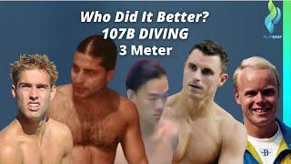 107B Dive Mens 3 meter diving USA Diving, Sweden, China