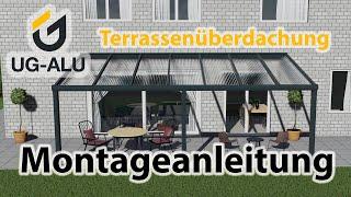 UG-ALU Terrassenüberdachung Montageanleitung