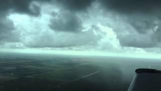 Flying through stormy weather