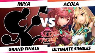 Umebura SP 11 GRAND FINALS - Miya (Game & Watch) Vs. Acola (Pyra Mythra) Smash Ultimate - SSBU