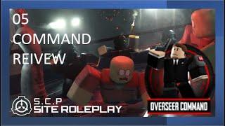 05 command review - SCP site roleplay - Roblox