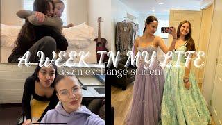 A WEEK IN MY LIFE as an exchange student | american friends, state competition, prom dress