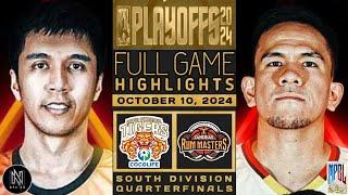 MPBL HIGHLIGHTS | QUARTERFINALS | DAVAO OCCIDENTAL VS BATANGAS CITY | OCTOBER 10, 2024