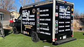 New mobile tire service truck 2022