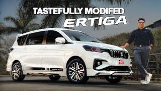 INDIA'S MOST EXCLUSIVE WHITE ERTIGA MODIFICATION | SUPER FINISHING INTERIOR | 9321811482