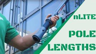 UNGER nLITE water fed pole | The optimised pole lengths for your everyday work