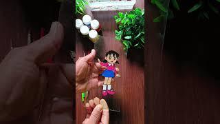 Glass Painting | Shizuka Art #doraemon #nobita #trending