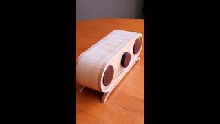 Making A Wooden Bluetooth Speaker (Short Version) #shorts