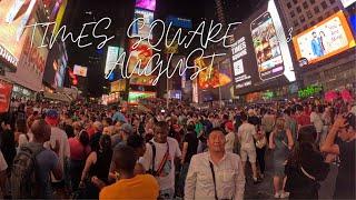 TIMES SQUARE NEW YORK 4K NIGHT LIFE