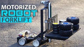 Remote Controlled Mini Forklift Robot | DIY Robotics Mechatronics Project Ideas