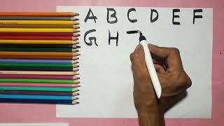 abcdefghijklmnopqrstuvwxyz | vwxyz | Phonics Song|capital letter writing in english|papa kids tv P19