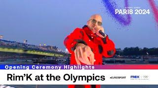 Parisian rapper Rim'K aka 'The French Pitbull' Live Performance at the #Paris2024 Olympic Games