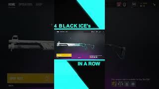 4 Alpha Packs = 4 Black Ices