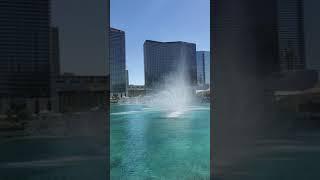 The Bellagio Fountains show at the Bellagio hotel and Casino Las Vegas