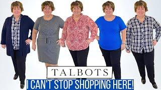 I'm OBSESSED! Another Fall/Winter Talbots Petite Plus Size Try-on Haul (over 50)