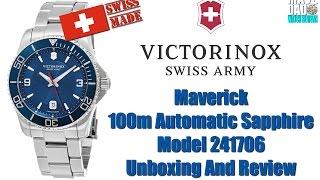 Favorite! | Victorinox Swiss Army Maverick 100m Automatic Sapphire 241706 | 241705 Unbox & Review