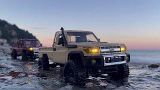 MN82 1/12 Scale Toyota Landcruiser LC79 : These Are Fun To Drive! One For Me , One For Her!