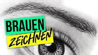 AUGENBRAUEN ZEICHNEN | Für Anfänger | Tutorial