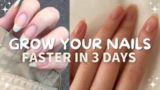 How I GROW MY NAILS IN 3 DAYS explained in less then 3 minutes