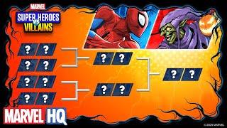 Spider-Man vs Green Goblin | Marvel Super Heroes vs Villains Bracket | Episode 1