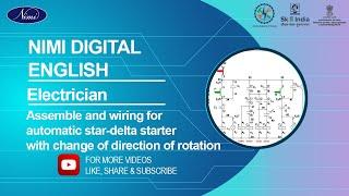 Assemble and wiring for automatic star-delta starter   | NIMI | DIGITAL | ENGLISH |