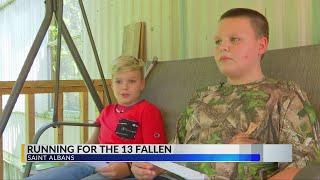 Saint Albans brothers to run "13 laps for the 13 fallen"