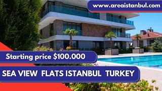 SEA VIEW FLATS FOR SALE IN BUYUKCEKMECE ISTANBUL TURKEY | TURKISH CITIZENSHIP BY INVESTMENT