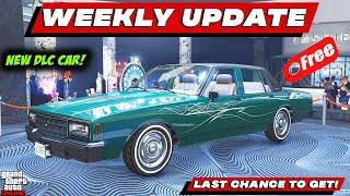 GTA ONLINE WEEKLY UPDATE | What to Buy? - NEW DLC CAR! FREE CARS! CARS TO BUY! Rare Cars | 3X Money