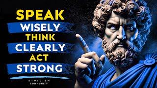 Stoic Guide To A Clear Mind, To Speak Wisely Be Strong - Marcus Aurelius Stoicism Community