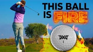 ON COURSE with the PXG Golf Ball! // Review