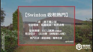 【英國曼城 – 熱門投資區 Swinton 三房平層半獨立屋 £17.5萬英鎊起】 (預告片)