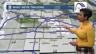 Chances for snow increase through Friday and cold temperatures continue