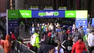 Arrivée-NYCHalf Marathon-New York-Luc Hardy-mar17,13