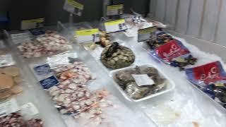 fish for sale at a supermarket in Porto Santo, Portugal