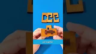 How to take apart and restore the  tablet lock puzzle / brain teaser 80#shorts