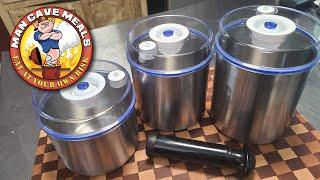 JVR Industries Stainless Steel VacLok Canisters