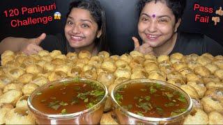 120 PANIPURI EATING CHALLENGE  GOLGAPPA EATING CHALLENGE | PHUCHKA EATING CHALLENGE|FOOD CHALLENGE