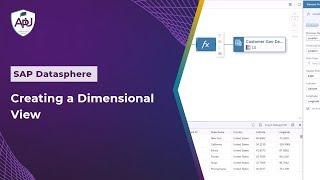 Creating Dimensional Views in SAP Datasphere
