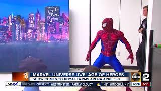 Marvel Universe Live! teach local kids to 'Train Like A Superhero'