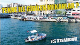 İSTANBUL DA TEKNE İLE GİDİLEN MEKANLAR ? Rixos Tersane İstanbul'a tekne ile gittik !