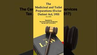 Medicinal & Toilet Preparation Act 1955 #jurisprudence #pharmacist #gpat2024 #gpat #gpat2025