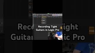 Recording Tight Metal Guitars Using Takes in Logic Pro