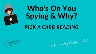 Pick A Card - Who's Spying on You & Why